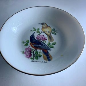 Bavarian serving platter w/ bird